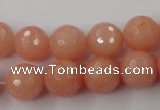 CCN758 15.5 inches 4mm faceted round candy jade beads wholesale