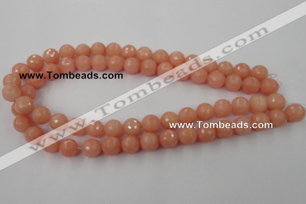 CCN758 15.5 inches 4mm faceted round candy jade beads wholesale