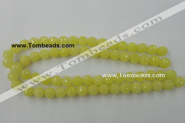 CCN759 15.5 inches 4mm faceted round candy jade beads wholesale