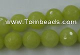 CCN760 15.5 inches 4mm faceted round candy jade beads wholesale