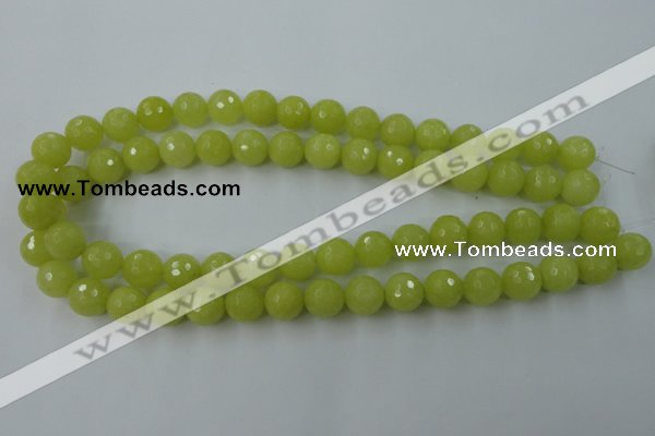 CCN760 15.5 inches 4mm faceted round candy jade beads wholesale