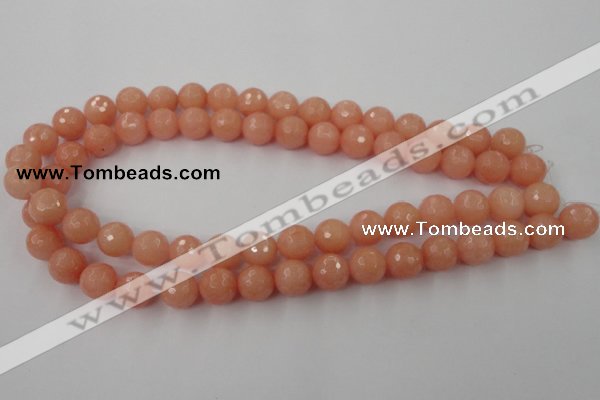 CCN775 15.5 inches 6mm faceted round candy jade beads wholesale