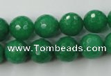 CCN780 15.5 inches 6mm faceted round candy jade beads wholesale