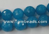 CCN781 15.5 inches 6mm faceted round candy jade beads wholesale