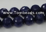 CCN782 15.5 inches 6mm faceted round candy jade beads wholesale