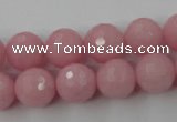 CCN786 15.5 inches 8mm faceted round candy jade beads wholesale