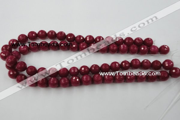 CCN791 15.5 inches 8mm faceted round candy jade beads wholesale