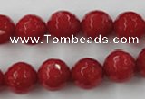 CCN807 15.5 inches 10mm faceted round candy jade beads wholesale