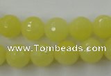CCN861 15.5 inches 16mm faceted round candy jade beads