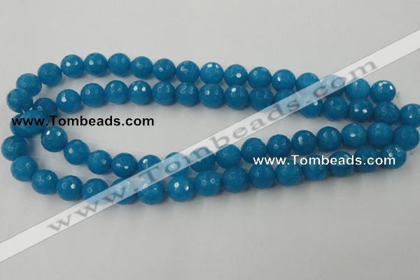 CCN883 15.5 inches 18mm faceted round candy jade beads