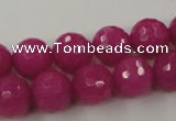 CCN890 15.5 inches 20mm faceted round candy jade beads