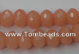 CCN905 15.5 inches 9*12mm faceted rondelle candy jade beads