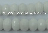 CCN915 15.5 inches 10*14mm faceted rondelle candy jade beads