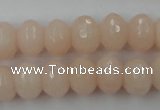 CCN916 15.5 inches 10*14mm faceted rondelle candy jade beads