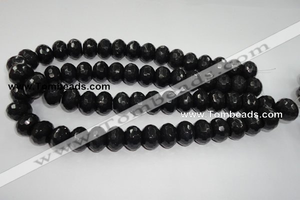 CCN941 15.5 inches 12*16mm faceted rondelle candy jade beads