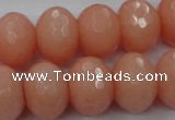 CCN944 15.5 inches 14*18mm faceted rondelle candy jade beads