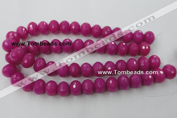 CCN945 15.5 inches 14*18mm faceted rondelle candy jade beads