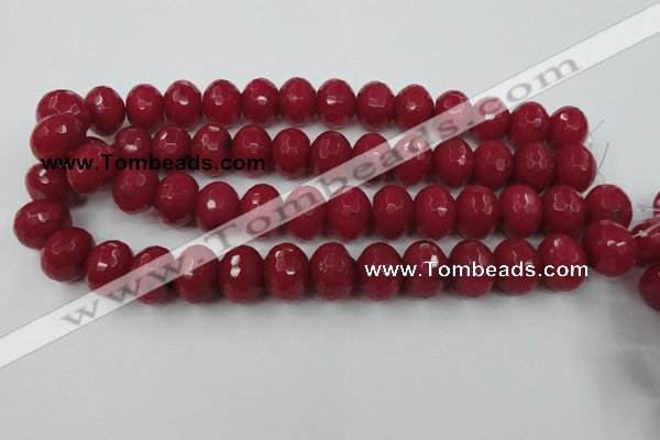 CCN947 15.5 inches 14*18mm faceted rondelle candy jade beads