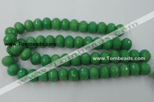 CCN950 15.5 inches 14*18mm faceted rondelle candy jade beads