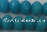 CCN951 15.5 inches 14*18mm faceted rondelle candy jade beads