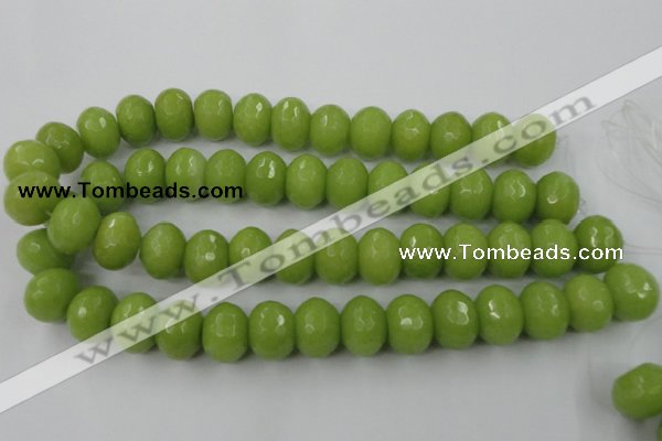 CCN953 15.5 inches 14*18mm faceted rondelle candy jade beads