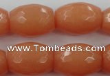 CCN959 15.5 inches 18*25mm faceted drum candy jade beads
