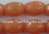 CCN959 15.5 inches 18*25mm faceted drum candy jade beads