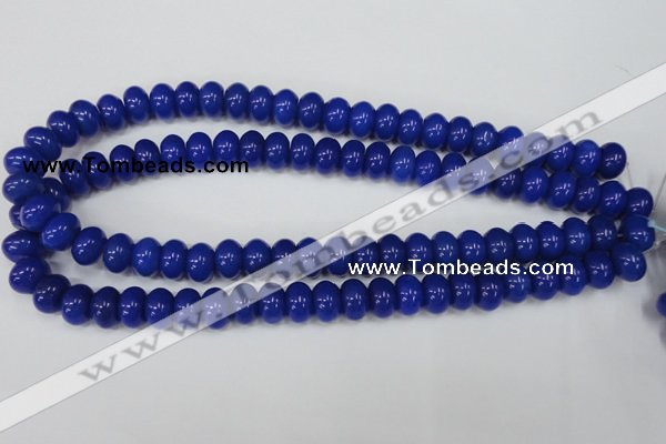 CCN96 15.5 inches 8*12mm rondelle candy jade beads wholesale