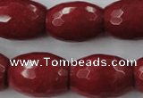 CCN963 15.5 inches 18*25mm faceted drum candy jade beads