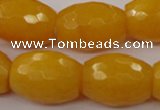 CCN965 15.5 inches 18*25mm faceted drum candy jade beads