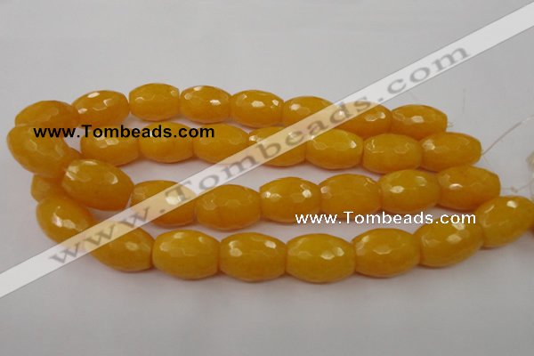 CCN965 15.5 inches 18*25mm faceted drum candy jade beads