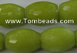 CCN967 15.5 inches 18*25mm faceted drum candy jade beads