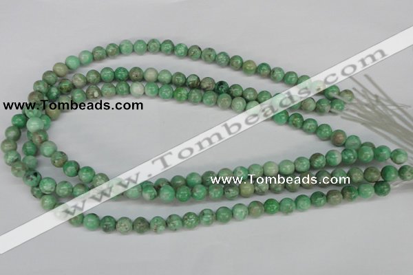 CCO102 15.5 inches 8mm round dyed natural chrysotine beads