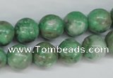 CCO104 15.5 inches 12mm round dyed natural chrysotine beads