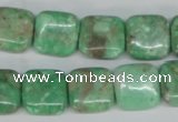 CCO115 15.5 inches 14*14mm square dyed natural chrysotine beads