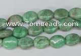 CCO116 15.5 inches 8*10mm oval dyed natural chrysotine beads