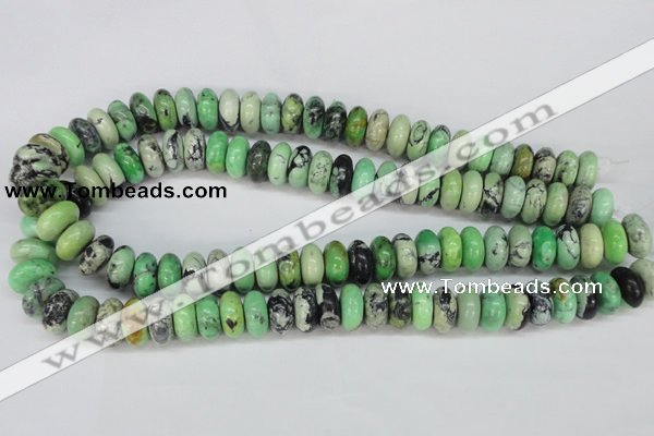 CCO16 15.5 inches 6*12mm rondelle natural chrysotine beads