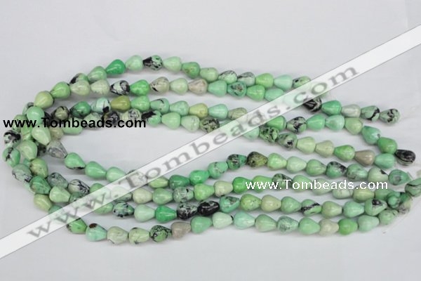 CCO20 15.5 inches 8*10mm teardrop natural chrysotine beads