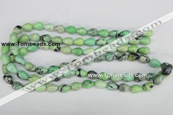 CCO21 15.5 inches 10*14mm teardrop natural chrysotine beads