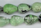 CCO22 15.5 inches 13*18mm teardrop natural chrysotine beads