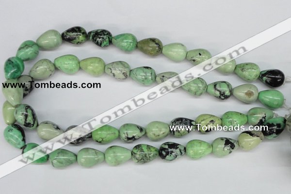 CCO22 15.5 inches 13*18mm teardrop natural chrysotine beads