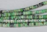 CCO24 15.5 inches 2*4mm tyre natural chrysotine beads