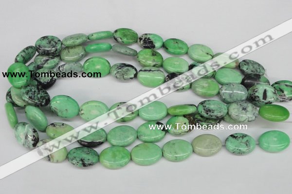 CCO37 15.5 inches 15*20mm oval natural chrysotine beads