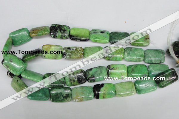 CCO45 15.5 inches 18*25mm rectangle natural chrysotine beads