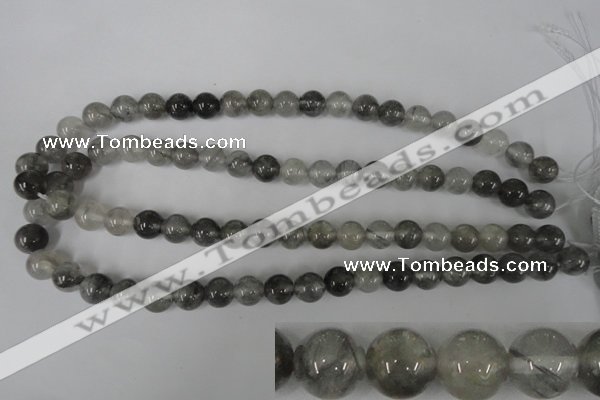 CCQ303 15.5 inches 10mm round cloudy quartz beads wholesale