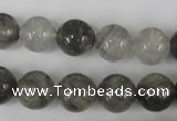 CCQ304 15.5 inches 12mm round cloudy quartz beads wholesale