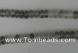 CCQ325 15.5 inches 4*6mm rondelle cloudy quartz beads wholesale