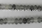 CCQ326 15.5 inches 5*8mm rondelle cloudy quartz beads wholesale