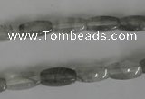 CCQ355 15.5 inches 6*12mm cuboid cloudy quartz beads wholesale