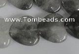 CCQ384 15.5 inches 20*20mm heart cloudy quartz beads wholesale